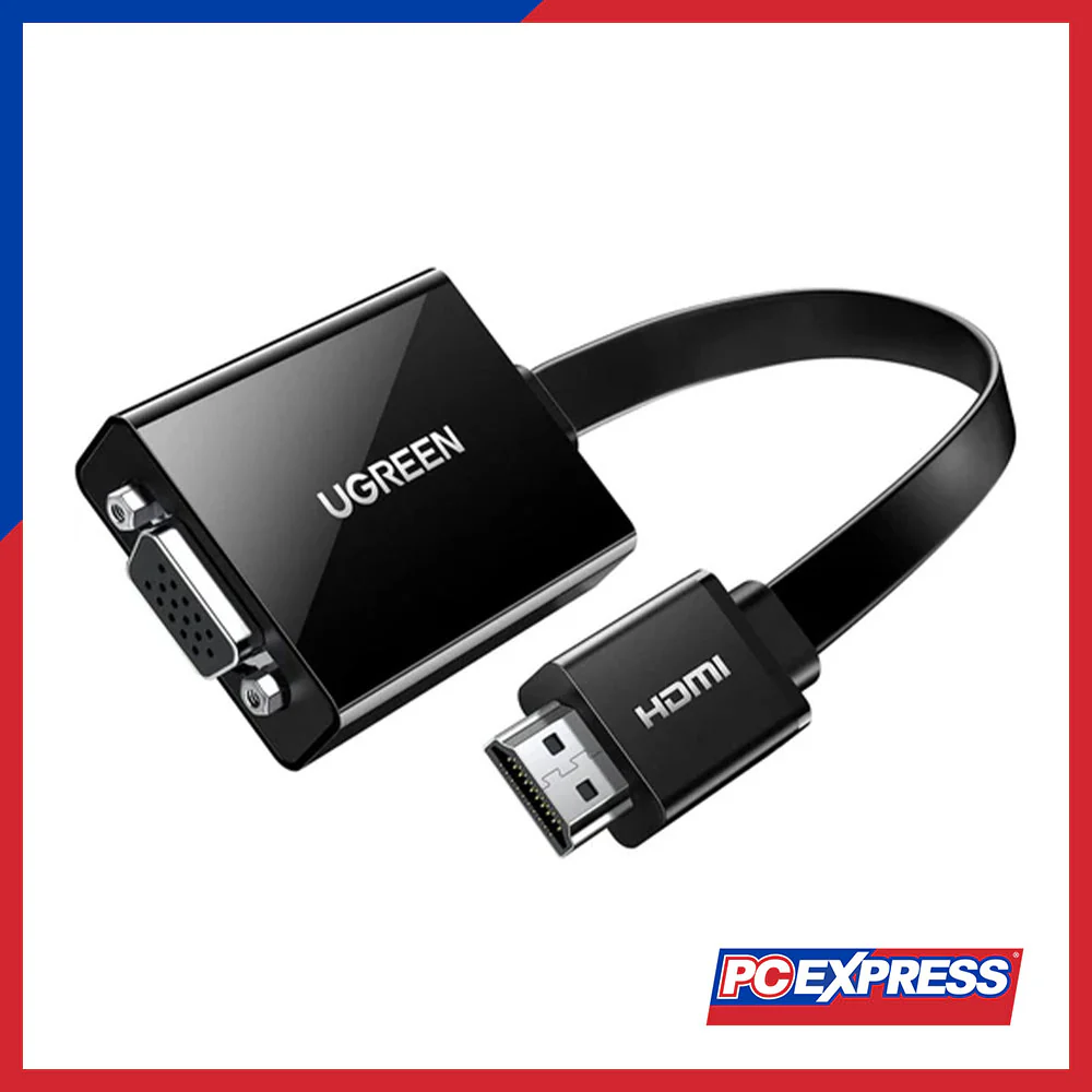 UGREEN (MM103/40248) HDMI To VGA Converter (Black)