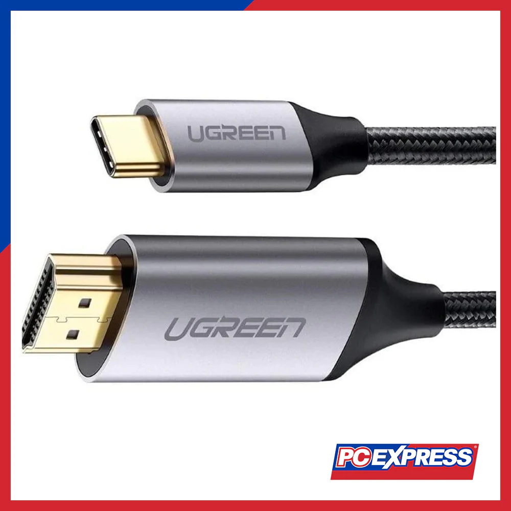UGREEN MM142/50570 USB-C To HDMI Cable 1.5M - Gray/Black - Image 3