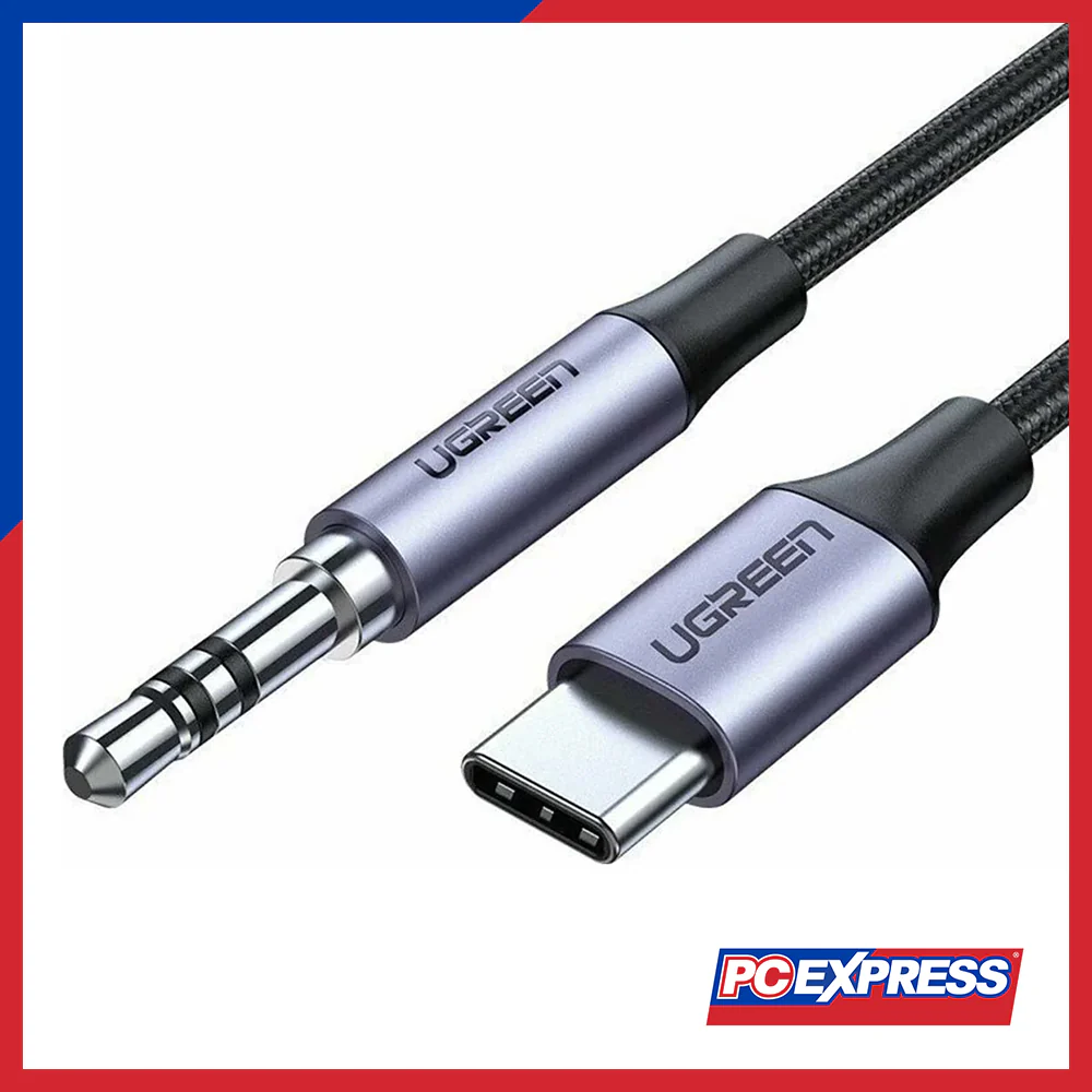 UGREEN Type C Male To 3.5mm Audio Cable (AV143/30633) - Deep Gray - Image 5