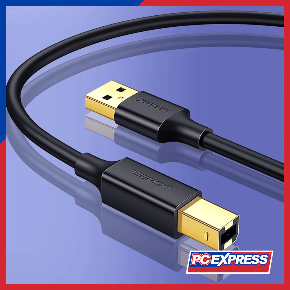 UGREEN (US135/20846) USB 2.0 Printer Cable 1m - Black - Image 2