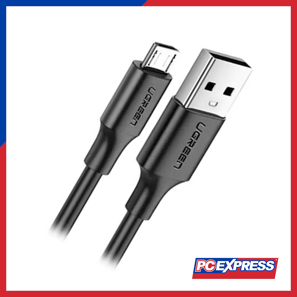 UGREEN US289/60136 Micro USB Male To USB 2.0 A Male Cable 1M - Black - Image 2