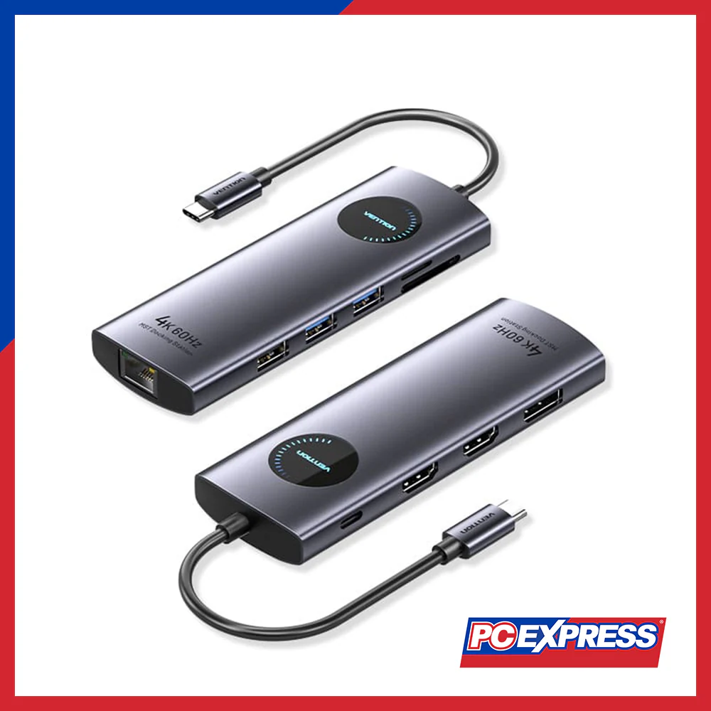 VENTION 10-IN-1 USB-C MST Docking Station (TQWHB) Ultra HD Display Output