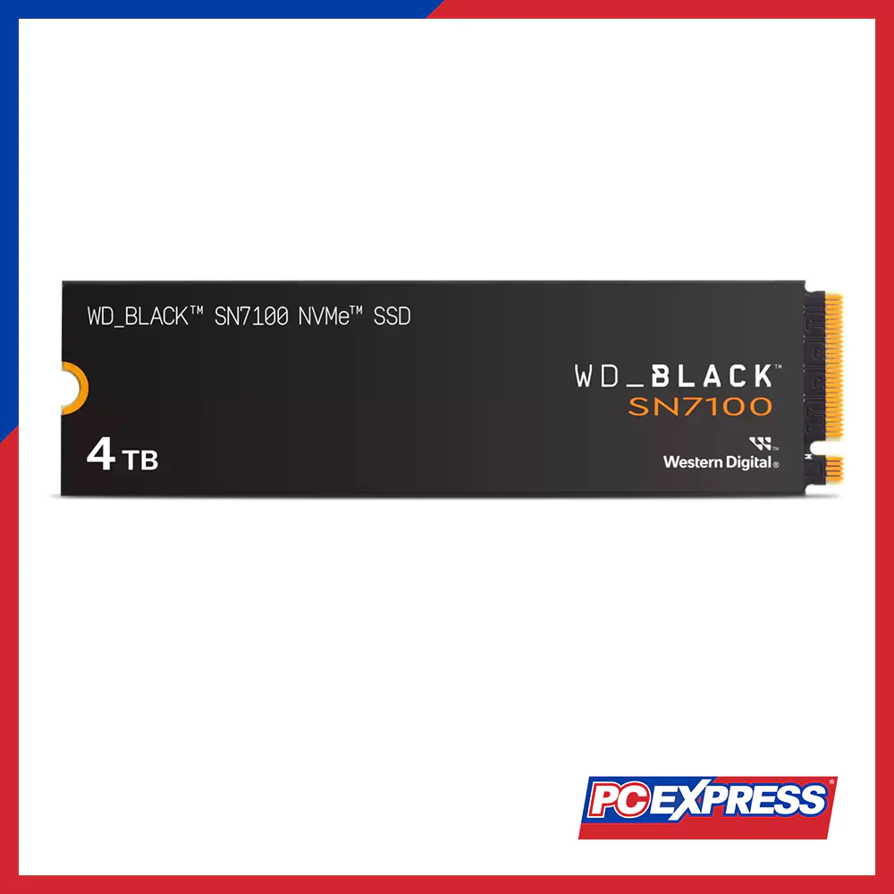 WESTERN DIGITAL 4TB SN7100 M.2 PCIe NMVe Solid State Drive - Black